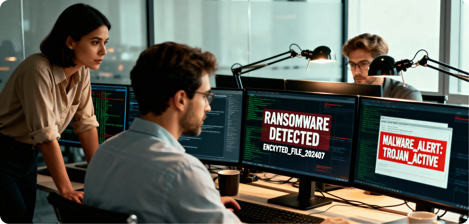 How does ransomware work_