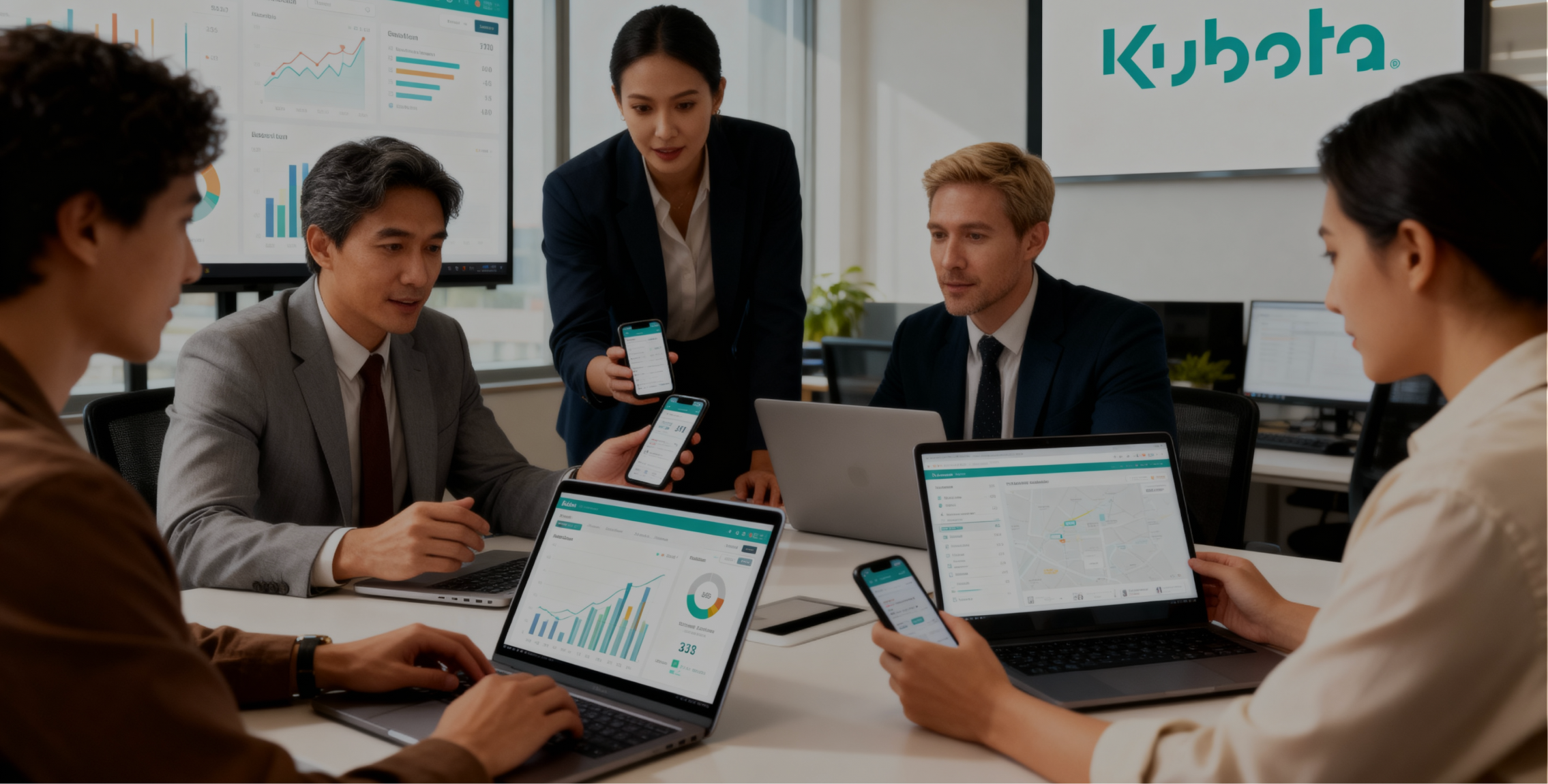 Mobile and Web Services for Kubota