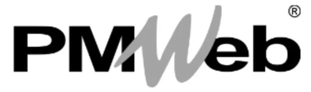 black and white PM Web logo